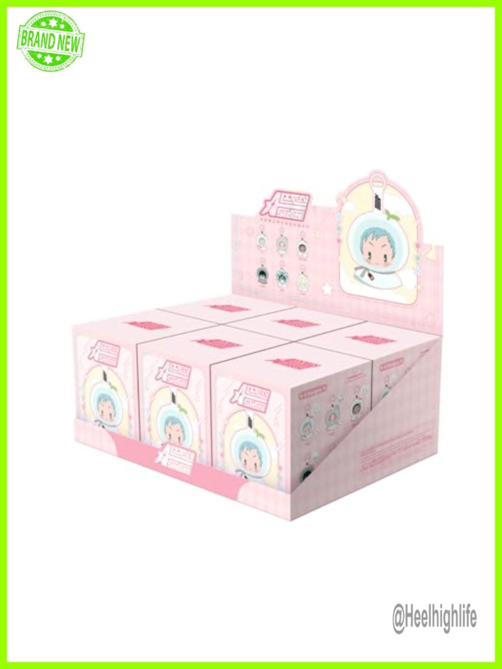 Blind Box Plush Keychain 6-Pack Anime Charm Set Licensed Collectible